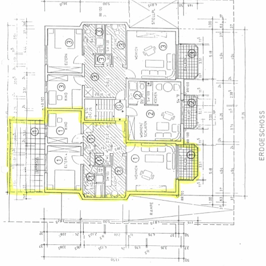 Grundriss Erdgeschosswohnung K�ln