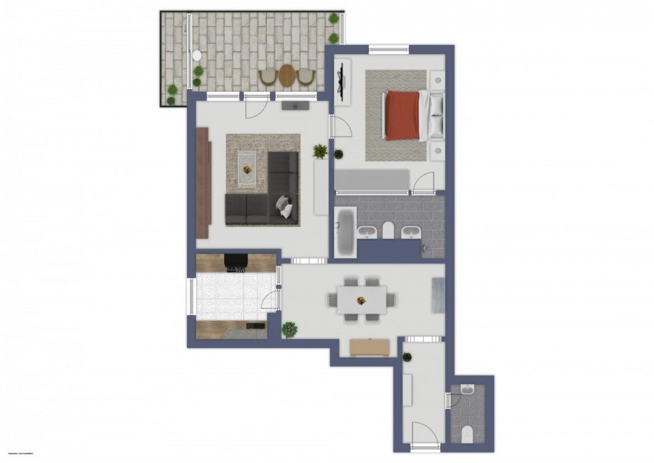 Wohnungsgrundriss Etagenwohnung Buseck