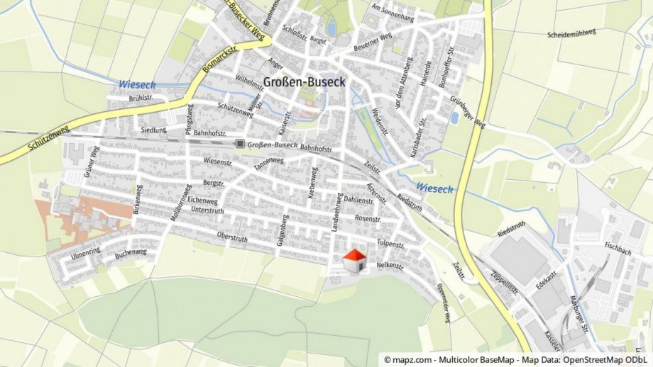 Lageplan Etagenwohnung Buseck