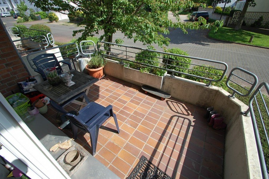Balkon Erdgeschosswohnung K�ln
